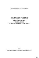 Cover of: Relatos de poética: para una poética del relato de Gonzalo Torrente Ballester