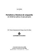 Cover of: Periodismo y literatura de vanguardia en América Latina by Luis Veres
