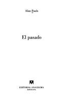 Cover of: El pasado by Alan Pauls