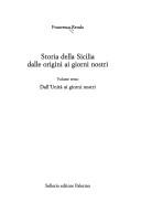 Cover of: Storia della Sicilia dalle origini ai giorni nostri