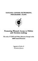 Cover of: Gender budget analysis in Tanzania, 1997-2000. by 