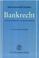 Cover of: Bankrecht