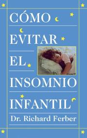 Cover of: Cómo evitar el insomnio infantil