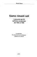Cover of: Siamo rimasti soli by Paolo Sema