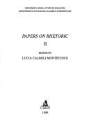 Cover of: Papers on rhetoric