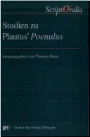 Cover of: Studien zu Plautus' "Poenulus" by Thomas Baier