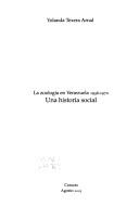 Cover of: La zoología en Venezuela 1936-1970: una historia social