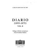 Cover of: Diario, 1944-2000