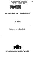Cover of: The poverty fight: has it made an impact?