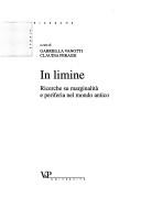 Cover of: In limine by a cura di Gabriella Vanotti, Claudia Perassi.