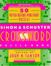 Cover of: S S Crossword Puzzle Book 195 | John M. Samson
