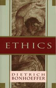 Cover of: Ethics by Dietrich Bonhoeffer