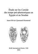 Cover of: Etude sur les Canidæ des temps pré-pharaoniques en Egypte et au Soudan by Jean-Olivier Gransard-Desmond