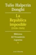 Cover of: La República imposible