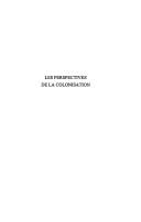 Cover of: Les perspectives de la colonisation: trois colonisateurs du Cameroun en trois quarts de siècle : essai