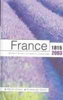 France, 1815-2003 by Evans, Martin