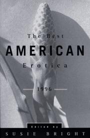 Cover of: The Best American Erotica 1996 (Best American Erotica) by Susie Bright