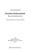 Cover of: Deutsches Stiefmutterland: Wege zu Berthold Auerbach