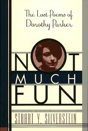 Cover of: NOT MUCH FUN by Stuart Y. Silverstein