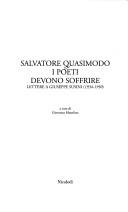 I poeti devono soffrire by Salvatore Quasimodo