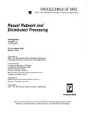 Cover of: Neural network and distributed processing: 22-23 October 2001, Wuhan, China