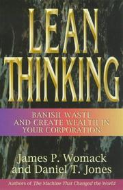 Cover of: Lean Thinking by James P. Womack, Daniel T. Jones