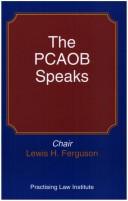 The PCAOB speaks