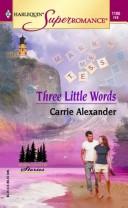 Cover of: Three little words