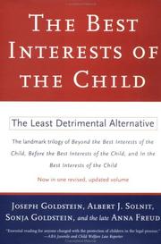 Cover of: The best interests of the child by Anna Freud