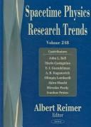 Cover of: Spacetime physics research trends