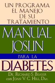 Cover of: Manual Joslin para la diabetes: un programa para el manejo de su tratamiento