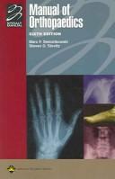 Cover of: Manual of orthopaedics