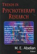 Cover of: Trends in psychotherapy research by M.E. Abelian (editor).