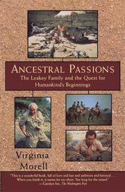 Cover of: Ancestral Passions by Virginia Morell