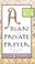 Cover of: A Diary of Private Prayer