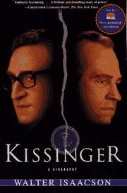 Cover of: Kissinger by Walter Isaacson