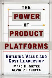 Cover of: The power of product platforms: building value and cost leadership