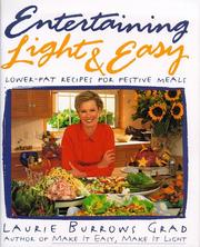 Cover of: Entertaining light and easy: lower-fat recipes for festive meals