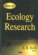 Cover of: Focus on ecology research