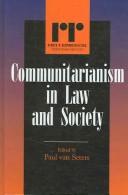 Cover of: Communitarianism in law and society