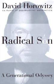 Radical son by David Horowitz