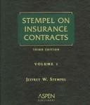 Cover of: Stempel on insurance contracts
