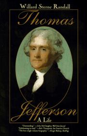 Cover of: Thomas Jefferson by Willard Sterne Randall