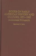 Books on early American history and culture, 1951-1960 by Raymond Irwin