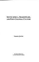 Cover of: South Africa, Shakespeare, and post-colonial culture