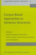 Cover of: Corpus-based approaches to sentence structures by edited by Toshihiro Takagaki ... [et al.].