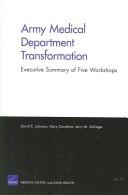 Army Medical Department transformation by David Eugene Johnson