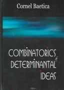 Cover of: Combinatorics of determinantal ideals by Cornel Baetica (editor).