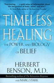 Cover of: Timeless healing by Herbert Benson