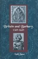 Cover of: Britain and Barbary, 1589-1689